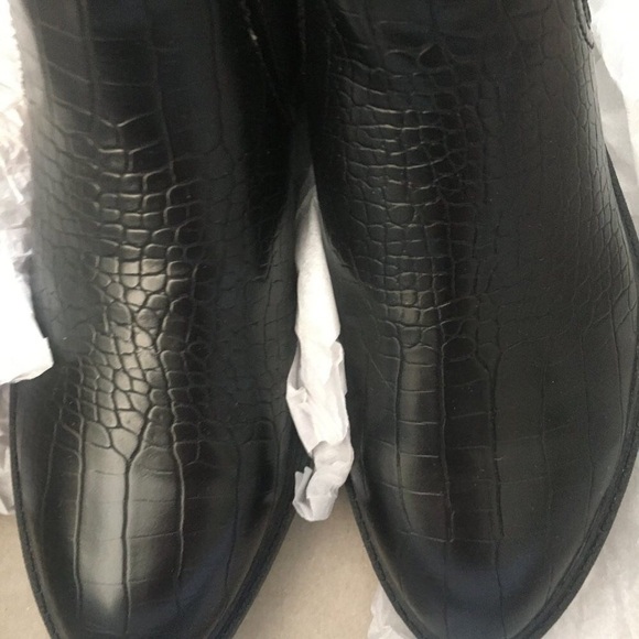 Treasure & bond Women’s Black Gabriella Chelsea block/chunky heel boot size 5.5M - Picture 5 of 9